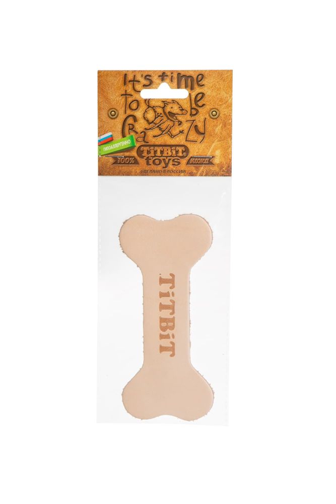 Игрушка Косточка 14 см из кожи   TitBit