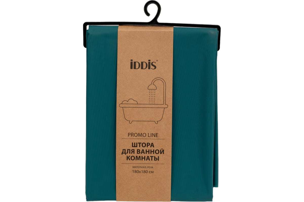 Штора для ванной комнаты IDDIS 180х180 см, PEVA P35PV11i11