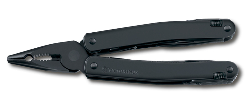 Мультитул Victorinox SwissTool Spirit XBS, 105 мм, 25 функций, черный, нейлоновый чехол
