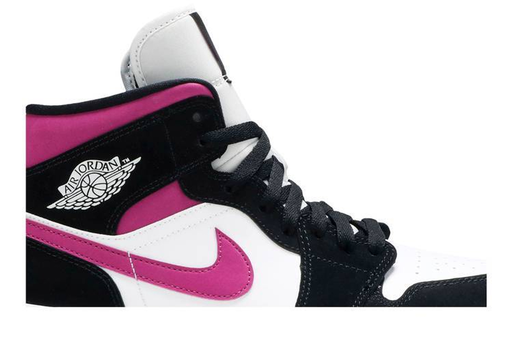 Кроссовки Jordan Air Jordan 1 Mid Magenta (Женская размерная сетка)