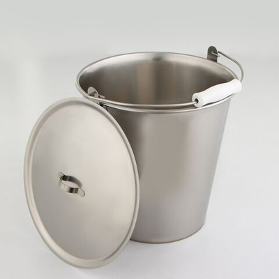 Ведро с крышкой из нержавеющей стали (10 литров)