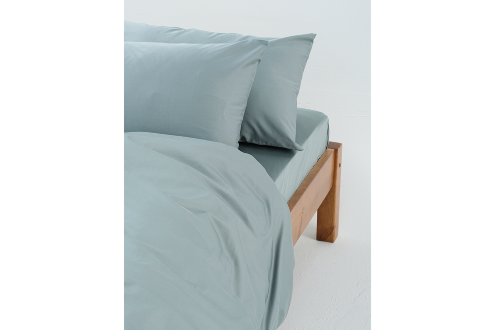 Постельное белье GoodNight Сатин Делюкс дуэт (с нав. 50х70) вода