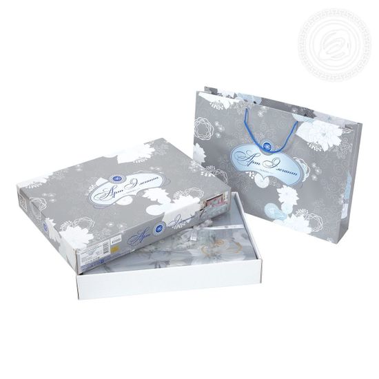 Евро комплект постельного белья Ундина Тенсель