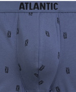 Мужские трусы шорты Atlantic, набор из 3 шт., хлопок, деним + темно-синие + темно-серые, 3MH-227