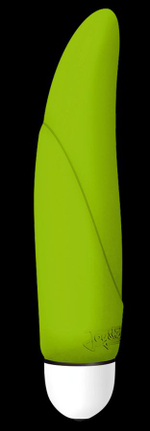 Зелёный вибратор Florus Comfort - 13,5 см. (Цвет: зеленый)