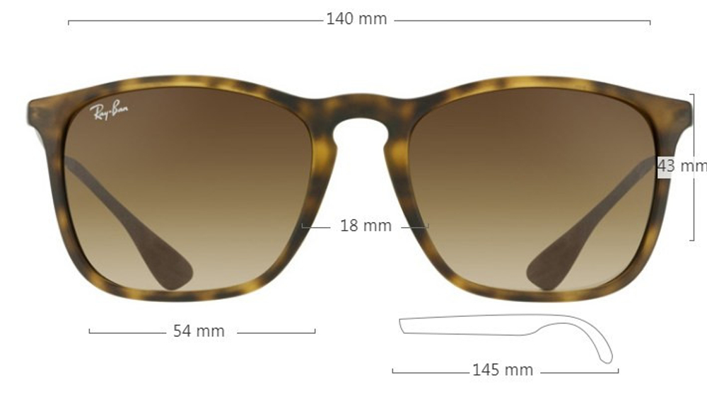 RAY BAN CHRIS RB4187 868/13 / 54