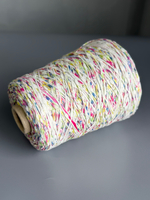 Пряжа Smith (100% хлопок), 240м/100гр, конфетти