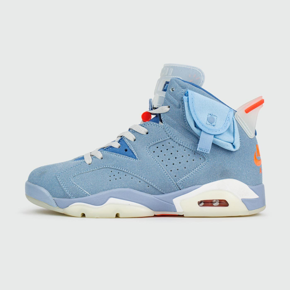 Кроссовки Air Jordan 6 x Travis Scott Light Blue