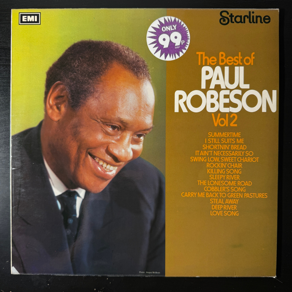 Paul Robeson ‎– The Best Of Paul Robeson Volume 2 (Англия 1972г.) Promo