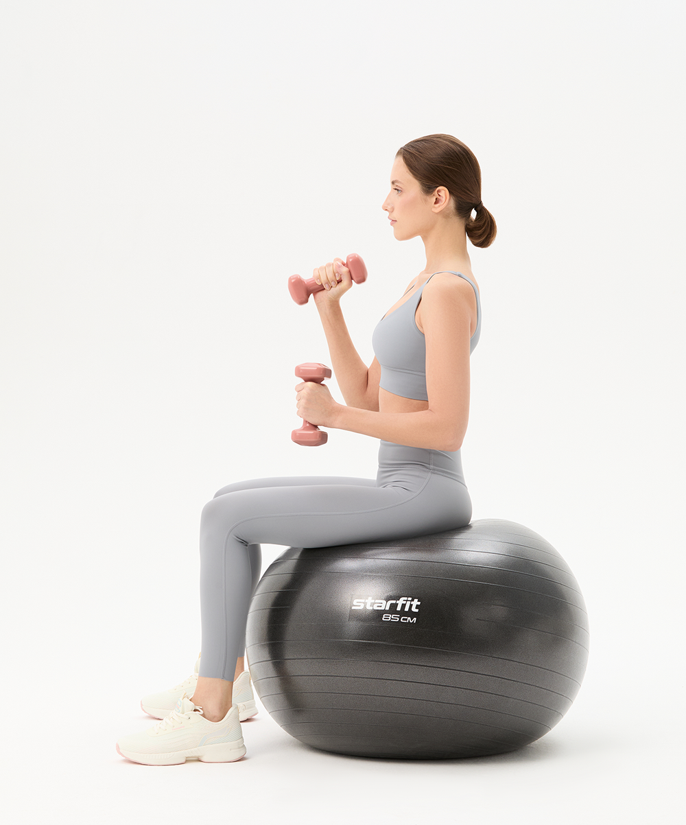 Гантель виниловая STARFIT DB-106 2 кг, терракотовый