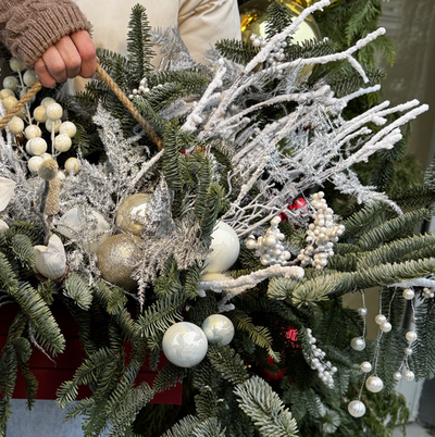 Композиция "Иней в зимнем саду"