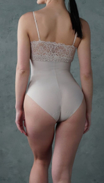 Боди с мягкой чашкой Perfect Curves (Размер: L) (Цвет: кофейный)