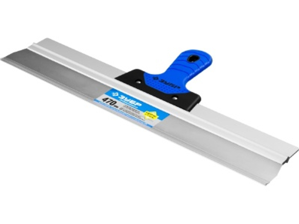 Шпатель фасадный ЗУБР Профессионал нерж полотно 470мм двухкомпонентная ручка