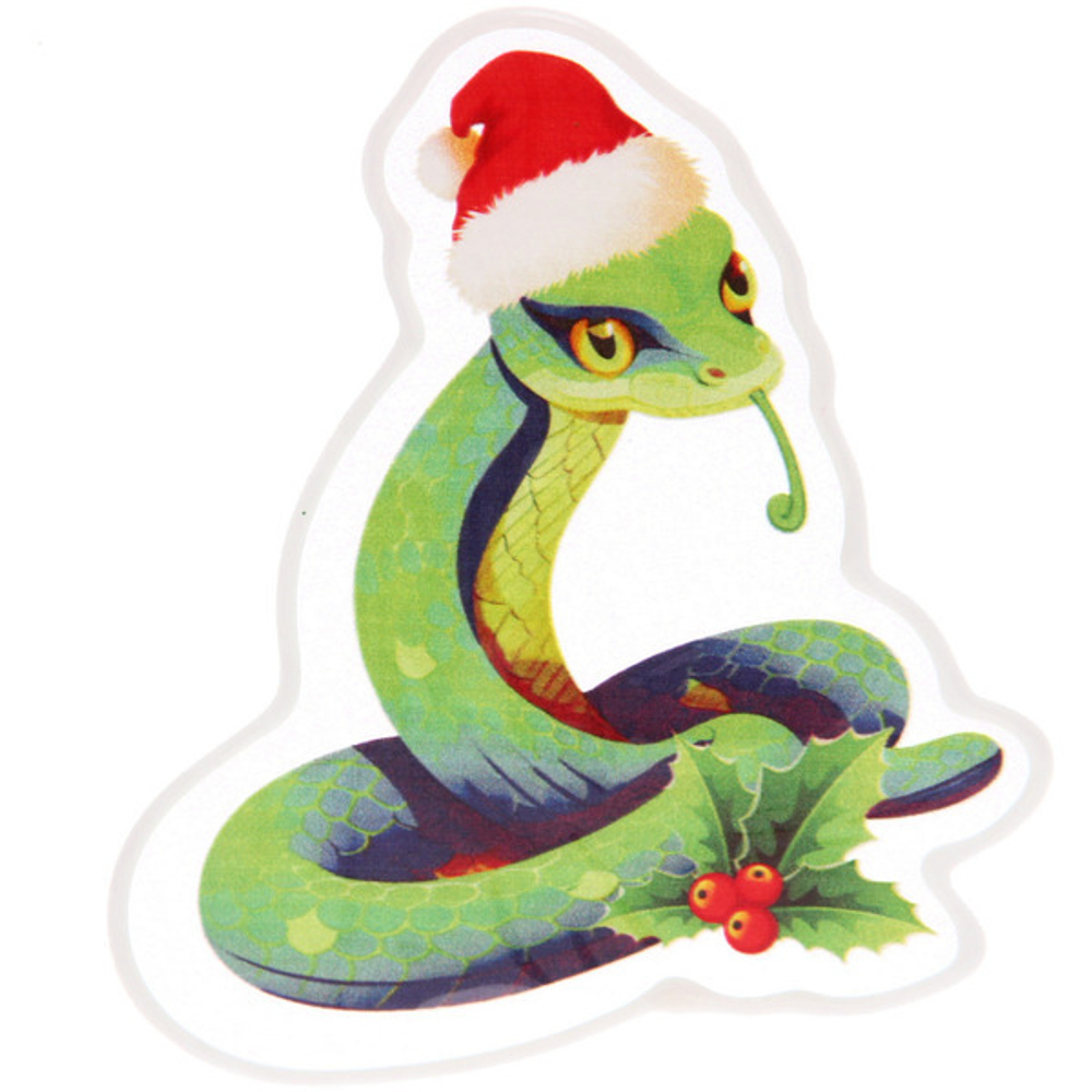 Наклейка на стекло «Змея» 15*20 см