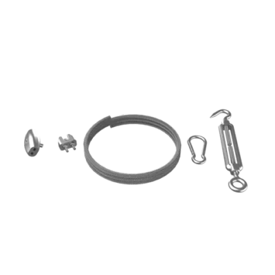 Трос 12м с крепежом AISI 316