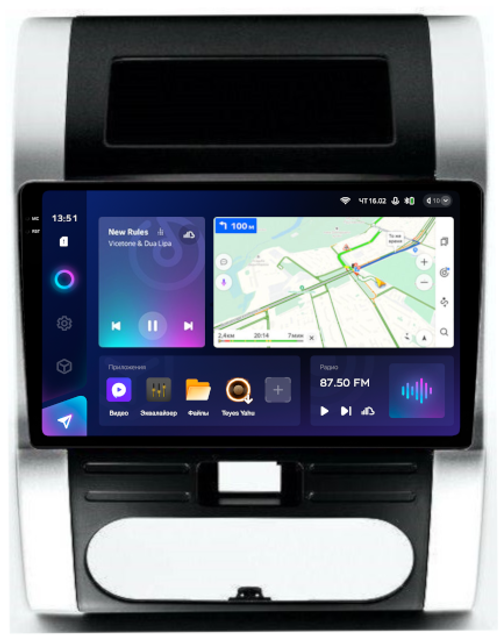 Магнитола для Nissan X-Trail T31 2007-2014 - Teyes CC3-2K QLed Android 10, Быстрая, SIM-слот, CarPlay