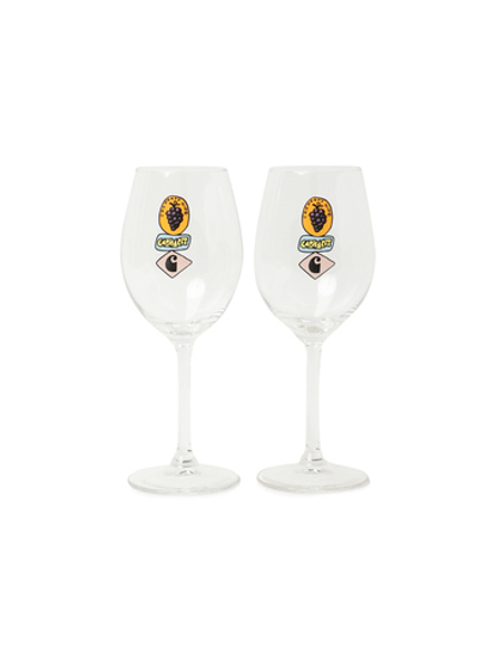 Винный Бокал ( Набор 2 Шт. ) Stacked Grapes Wine Glass Set