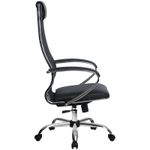 Кресло руководителя Метта "S" SU-1-BK комплект 16, CH, сетка №20 черн./экокожа перф. черн. №48 (101/003, 131/003)