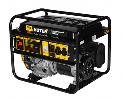Портативный бензиновый генератор (5.5 кВт) HUTER DY6500L