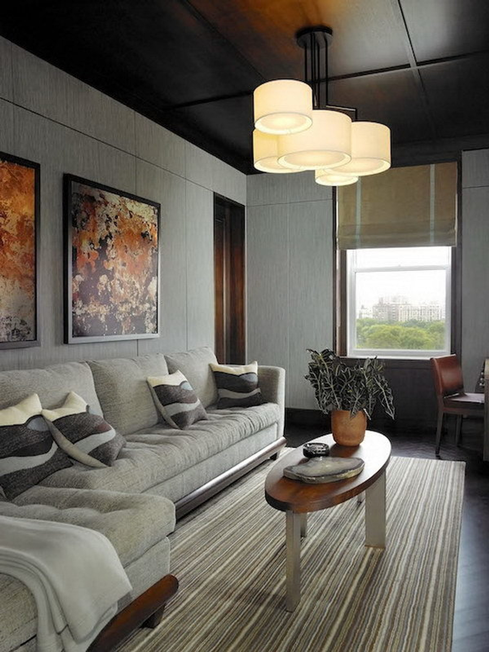 Pendant design lamp  Noon by Zeitraum D30 (White)