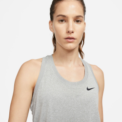 Женская теннисная майка Nike Dri-Fit Regular Racerback Tank Top Women - Lightgrey