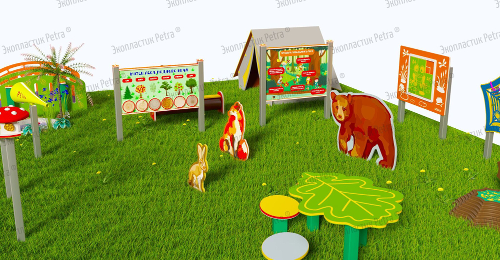 Туристическая площадка Привал на полянке Элит