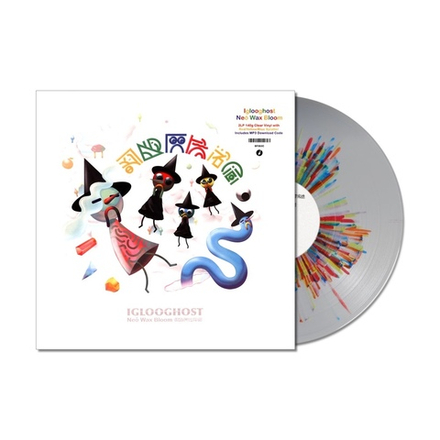Iglooghost Neo Wax Bloom (Clear W/ Red, Yellow & Blue Splatter)