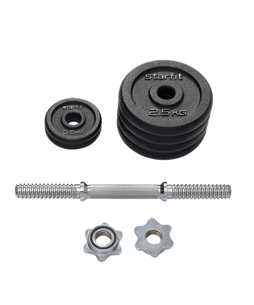 Гантель разборная чугунная в коробке DB-715, 12 кг