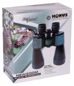 Бинокль Konus NewZoom 10–30x60