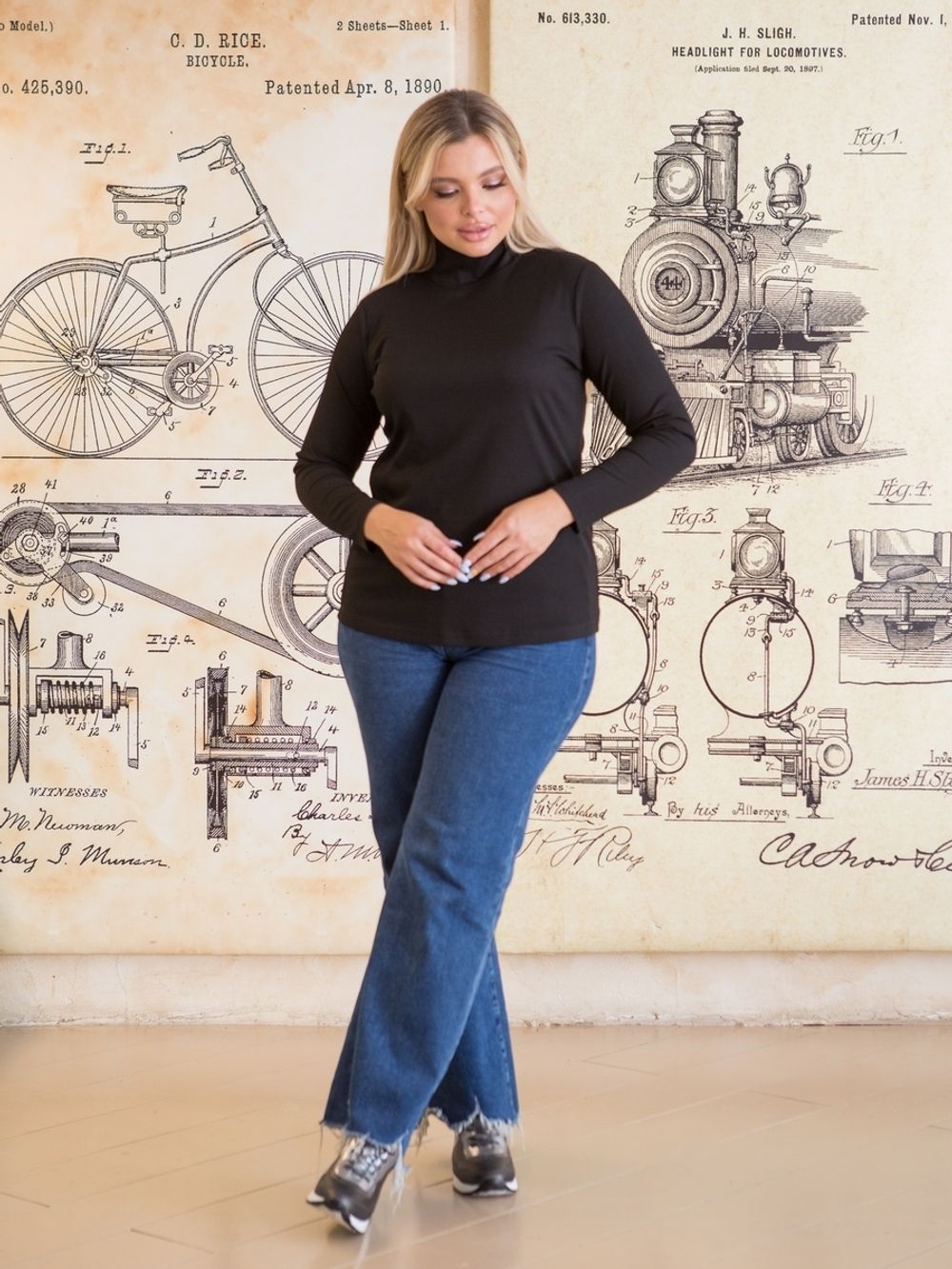 Водолазка 1209 мятный Novita (Акция)