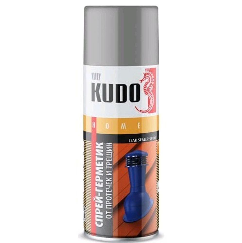 Герметик спрей  KUDO от протечек и трещин черный  520мл / KU-H302