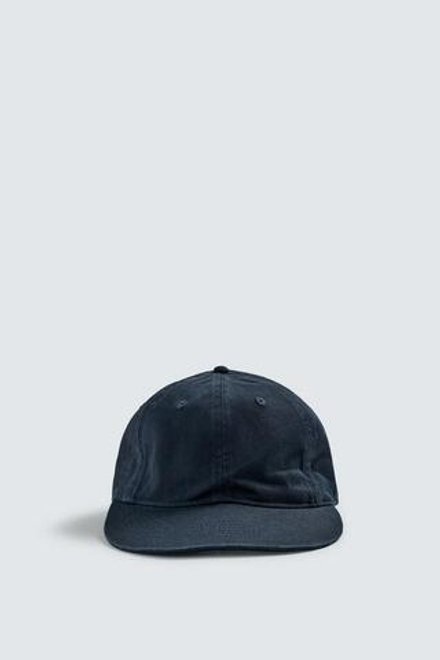 ZARA X AARON LEVINE КЕПКА ИЗ ХЛОПКА, МОРСКОЙ СИНИЙ