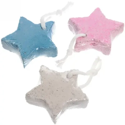 Пемза для ног «Beauty salon», звезда, микс 4 цвета, d-8см