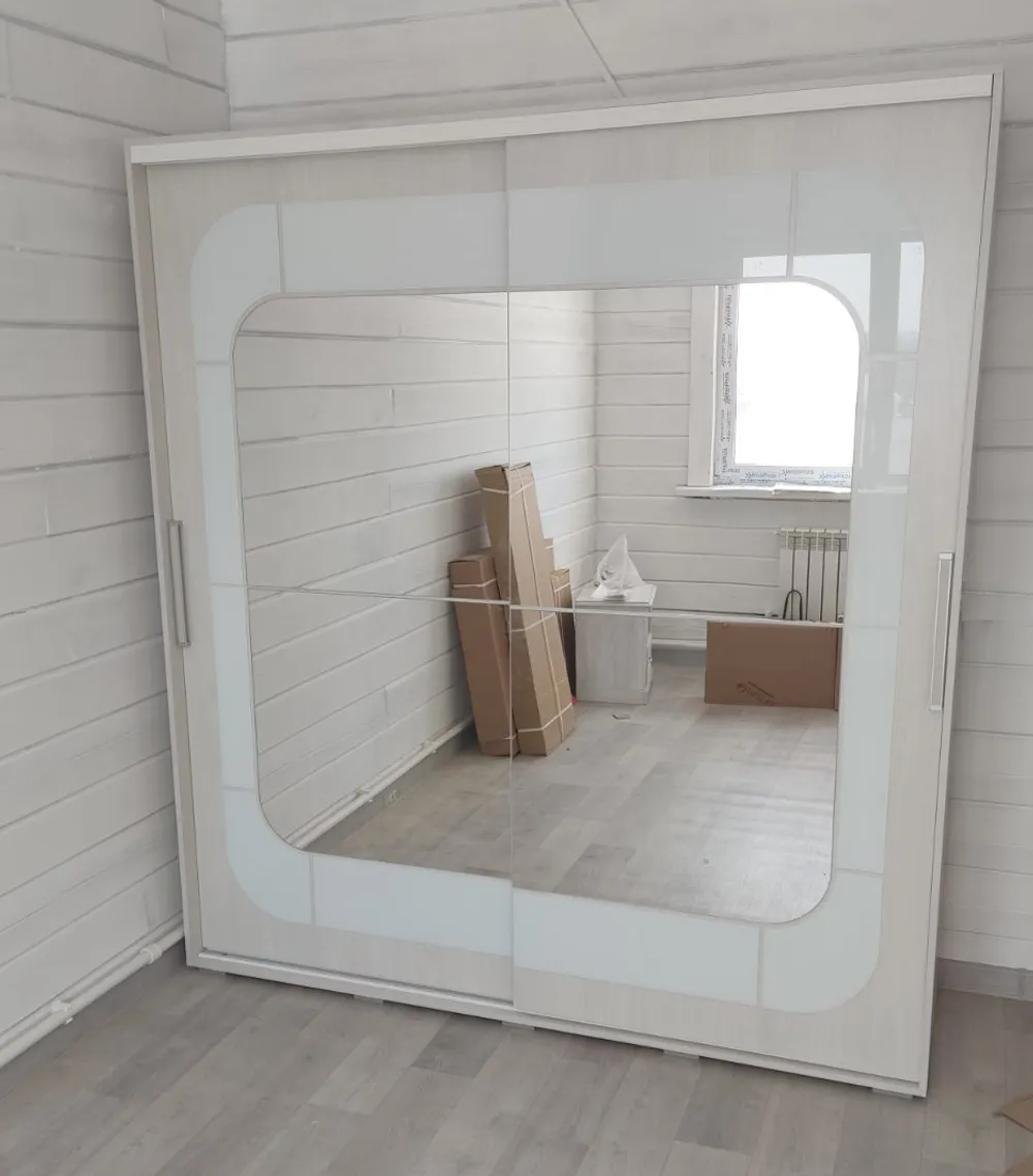 Шкаф-купе Крафт 7 Ясень белый new