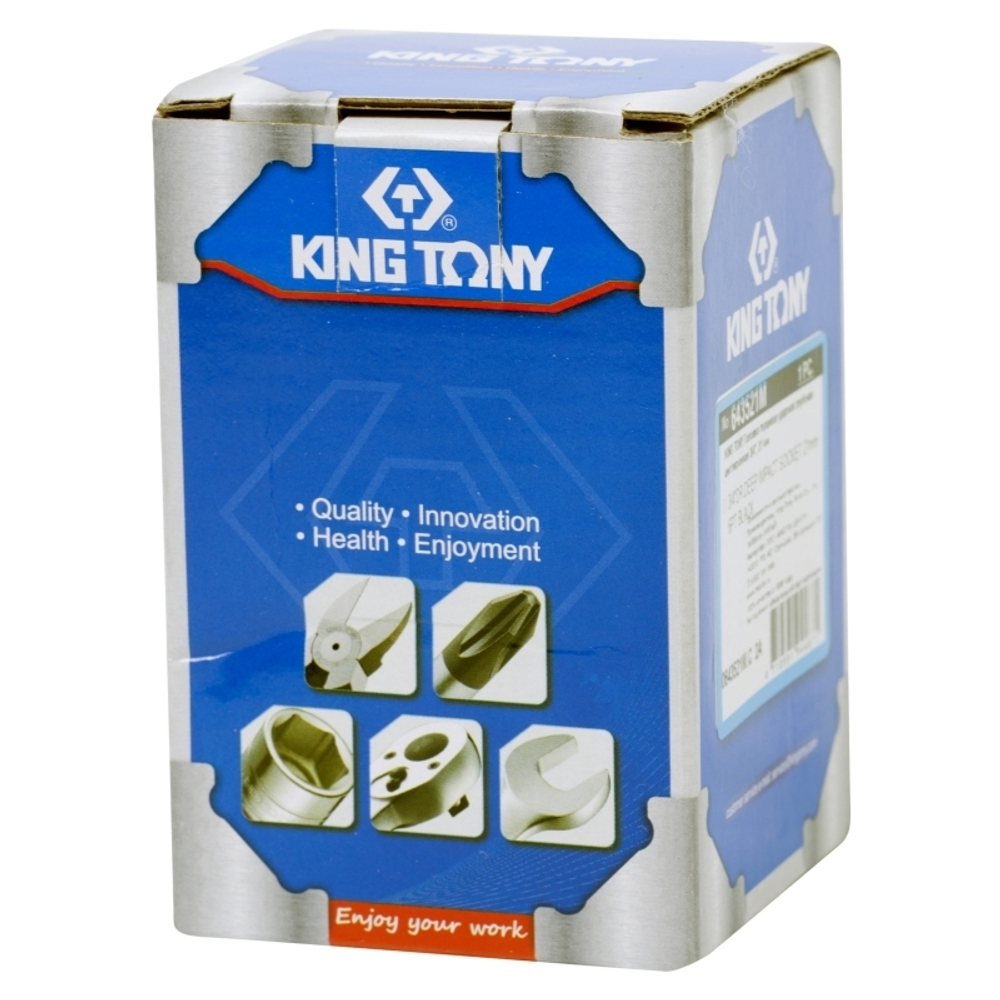 KING TONY (643521M) Головка торцевая ударная глубокая шестигранная 3/4", 21 мм