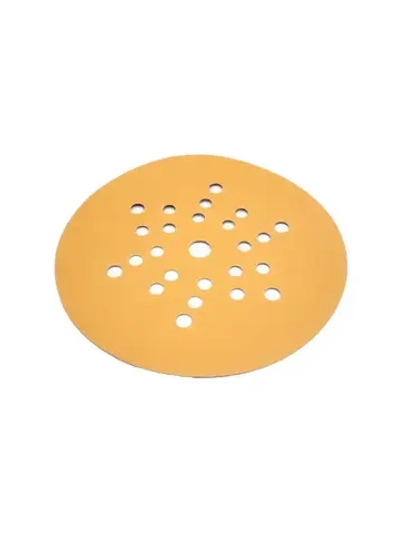 225мм P180 10шт. Шлифовальный абразивный круг для шлифовки под липучку Minamo Golden Warrior