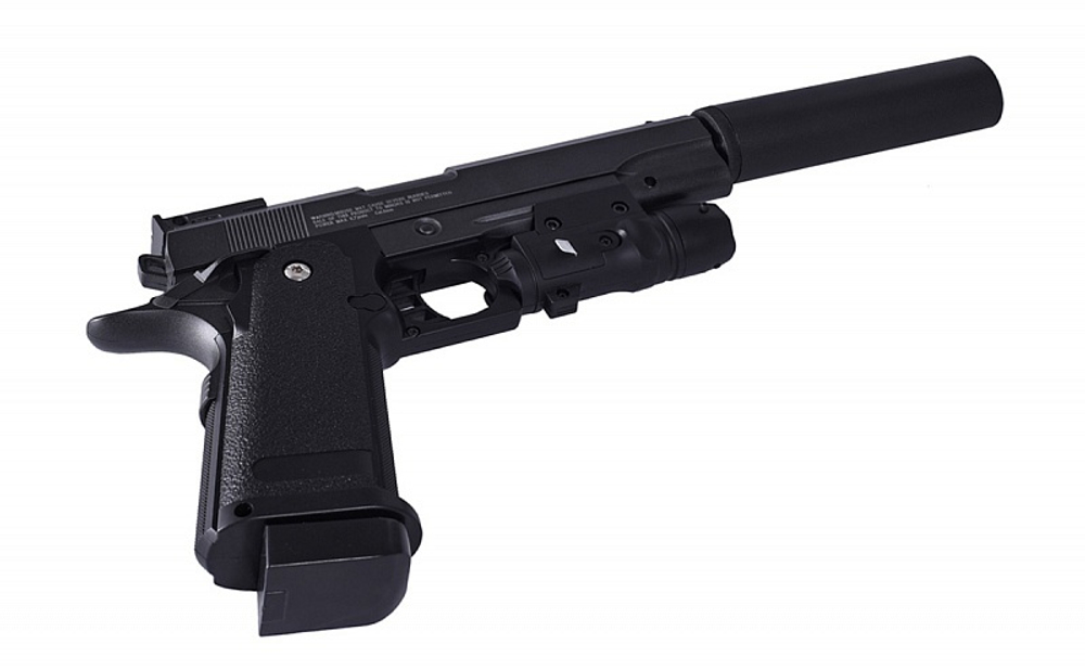 Пистолет Stalker SA5.1S Spring Hi-Capa 5.1+ ПБС+ЛЦУ, кал.6мм