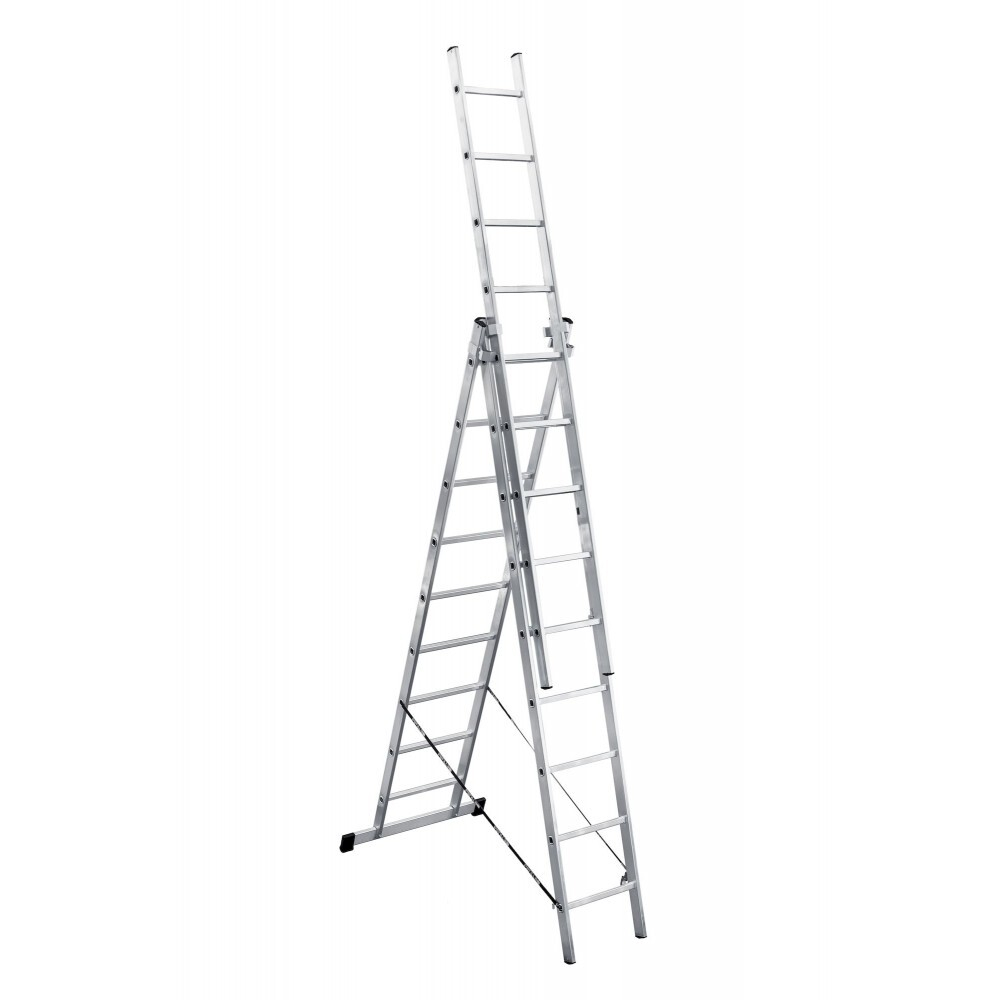 Лестница алюминиевая 3 секционная  3*9  UFUK PRO 411309