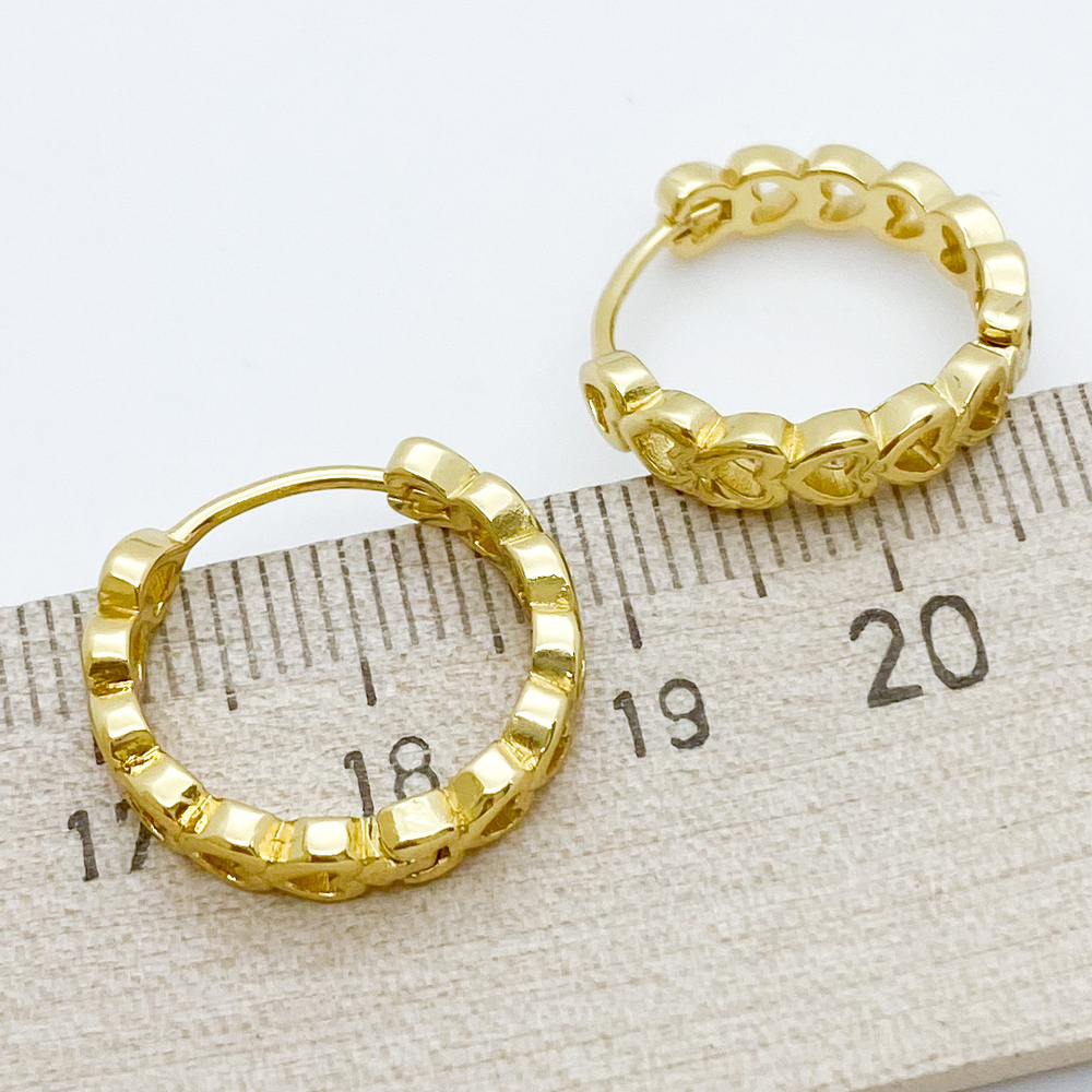 Швензы-кольца, цвет золото, размер 18 мм, цена за пару