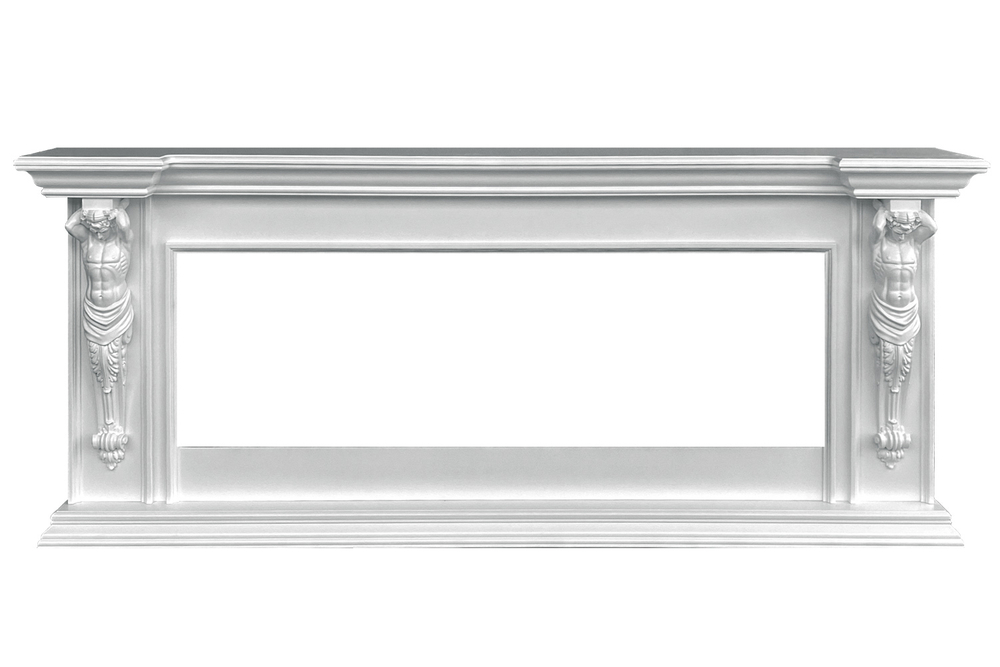 Каминокомплект Sparta 60 - Белый с очагом Vision 60 LED
