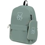 Рюкзак MESHU "My bear", 42*29*12см с пеналом в комплекте, 1 отделение, 3 кармана, уплотненная спинка