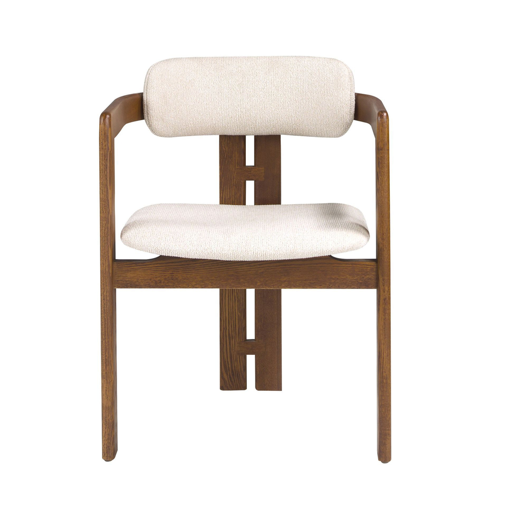 Стул 4194 из ткани белого цвета