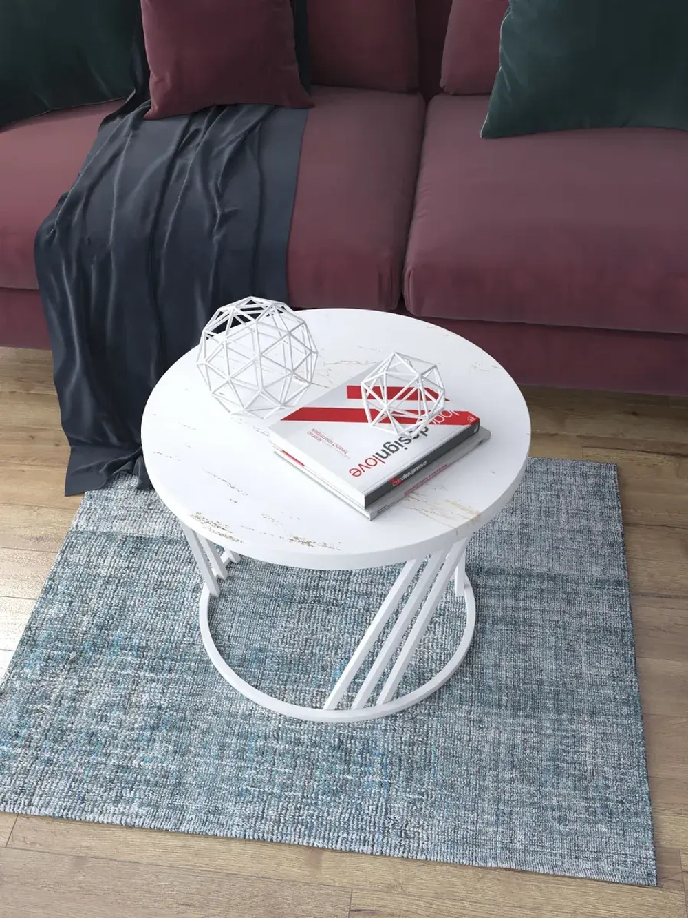 Журнальный стол Адидас - БЗБ - МДФ в ПВХ