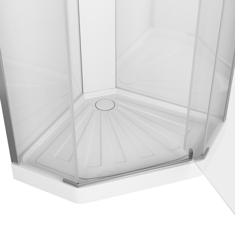 Душевая кабина Ceruttispa (ЧеруттиСпа) CHIKA901T, с низким поддоном, 90x90x225