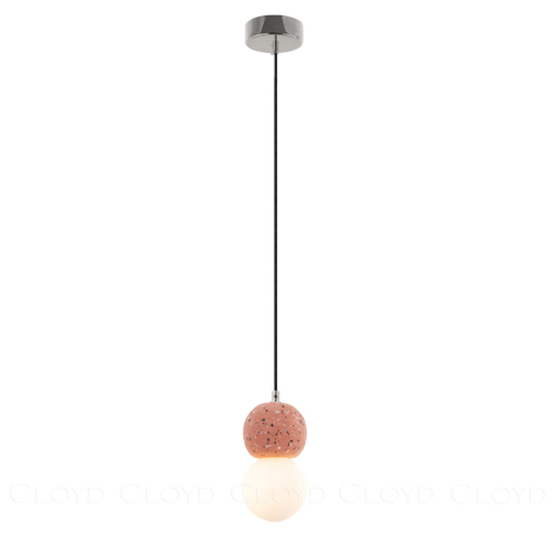Подвесной светильник Cloyd AUSTA-A P1 / хром - розов.бетон (арт.11068)