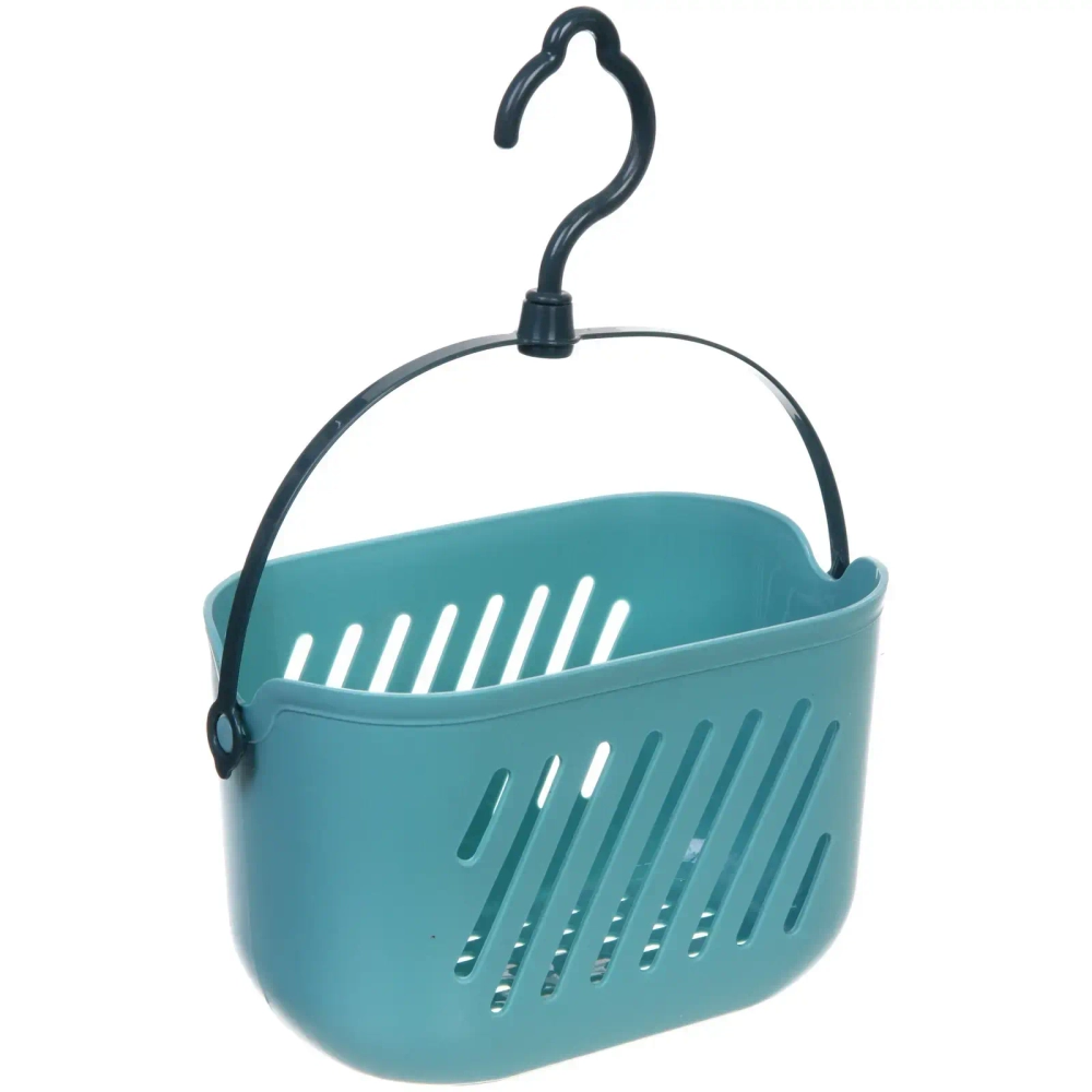 Корзинка для хранения подвесная «ЛЕНАРО», цвет голубой, 23*13*14см, нагрузка 2кг (пакет)
