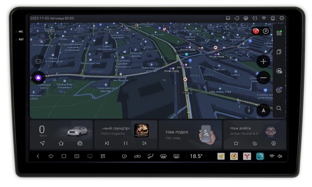 Магнитола для Dodge RAM 5 2018-2023+ - Carmedia SF-9265 QLed+2K, Android 13, UIS7870 (DUDU7), CarPlay, SIM-слот