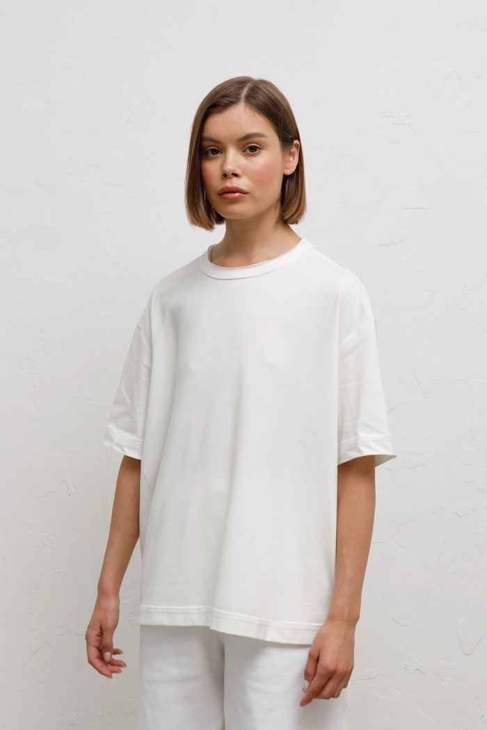 ФУТБОЛКА ОЙСТЕР МОЛОЧНЫЙ