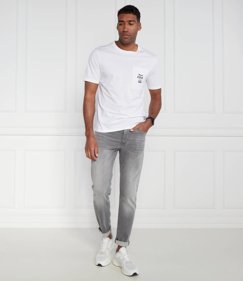 Джинсы Taber Zip BC SP 1 BOSS ORANGE - серый(50495939)