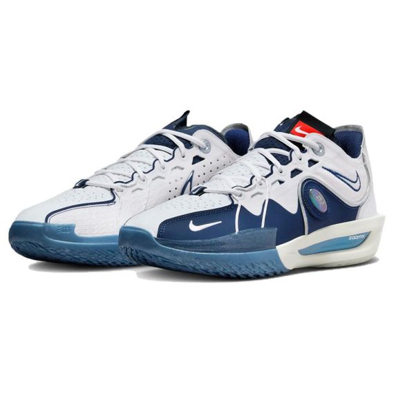 Nike Air ZOOM G.T. Cut 3 Баскетбольные кроссовки Низкие Белый и синий цвет Мужские